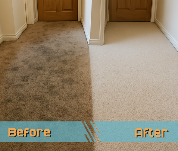 carpet cleaning Sugar Land service - Before and After