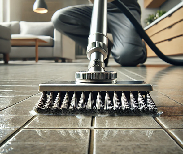 Tile cleaning process